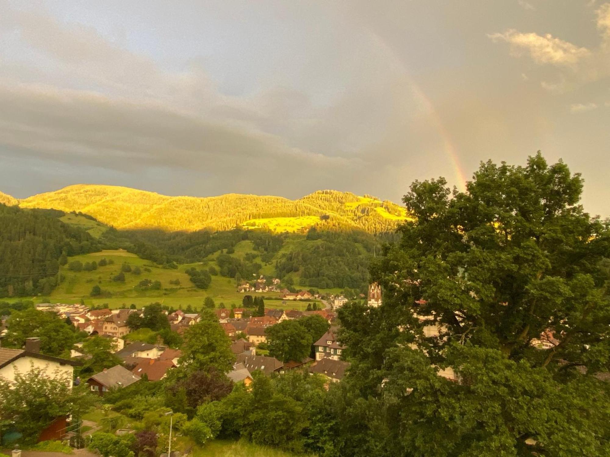Ferienwohnung Schoenblick Schonau im Schwarzwald Bagian luar foto